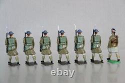 BRITAINS RE PAINTED WWI BRITISH BLACK WATCH HIGHLAND INFANTRY MARCHING od