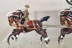 BRITAINS RE PAINTED WWI BRITISH ROYAL HORSE ARTILLERY GUN & LIMBER oc