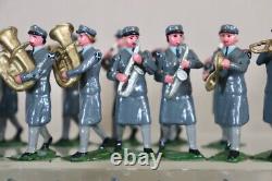 BRITAINS RE PAINTED WWI BRITISH WOMANS ROYAL AIR FORCE WRAF MARCHING BAND oc