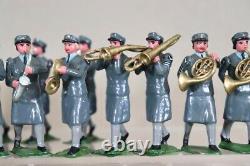 BRITAINS RE PAINTED WWI BRITISH WOMANS ROYAL AIR FORCE WRAF MARCHING BAND oc