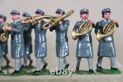 BRITAINS RE PAINTED WWI BRITISH WOMANS ROYAL AIR FORCE WRAF MARCHING BAND oc