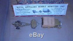BRITAINS ROYAL ARTILLERY MOBLE HOWITZER UNIT & Original Box