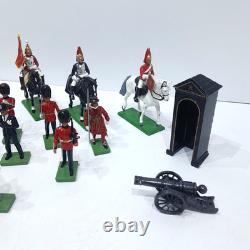 BRITAINS ROYAL GUARD FIGURES metal horseback soldiers band beefeater BUNDLE BAND