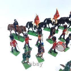 BRITAINS ROYAL GUARD FIGURES metal horseback soldiers band beefeater BUNDLE BAND