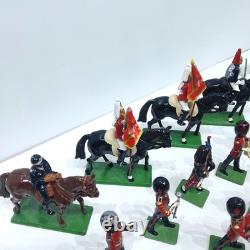 BRITAINS ROYAL GUARD FIGURES metal horseback soldiers band beefeater BUNDLE BAND