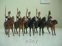 BRITAINS SET 23 RARE 5th LANCERS 1st VERSION 1894-1903