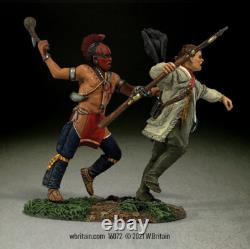BRITAINS SOLDIERS 16072 Finished! Woodland Indian Clubbing Continental Line