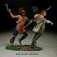 Britains Soldiers 16072 Finished! Woodland Indian Clubbing Continental Line
