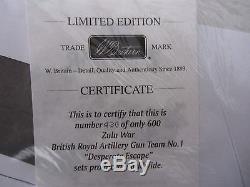 BRITAINS SOLDIERS 20099 ZULU WAR BRITISH ROYAL ARTILLERY GUN TEAM No1