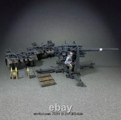 BRITAINS SOLDIERS 25088 German 88mm Flak 36/37 Overall Grey Gun and Carriage