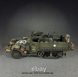 BRITAINS SOLDIERS 25092 M3A1 Half-track 9th Armored 27th Infantry, A Company