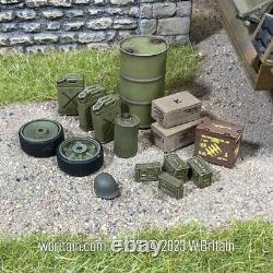 BRITAINS SOLDIERS 25253 U. S. Armor Accessory Set, No. 1 130 Scale