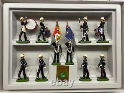 BRITAINS SOLDIERS 5804 Royal Marines Set Painted Metal Figures