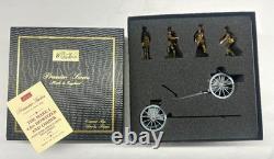 BRITAINS SOLDIERS 8912 4.5 Howitzer with Limber & 4-Man Khaki Detachment Set