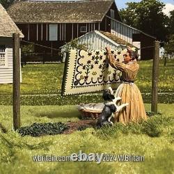 BRITAINS SOLDIERS- VILLAGE GREEN 35039 You Are Really Not Helping! Woman & Dog
