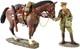 Britains Soldiers Ww1 23063 1916-18 British Lancer Feeding Horse Diecast