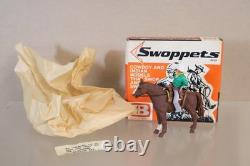 BRITAINS SWOPPETS 640 COWBOY and INDIAN MOUNTED PRISONER om