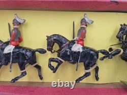 BRITAINS Set 1 The Life Guards 1897 Version with Officer with Tin Sabre RARE