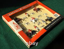 BRITAINS VERY RARE MINT BOXED UNUSED 1962 LEAD HUNT MEET SET No. 9655 SUPERB