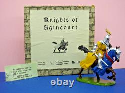 BRITAINS VNM BOXED LEAD KNIGHTS OF AGINCOURT 1954 No. 1660 MOUNTED KNIGHT