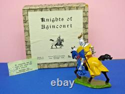 BRITAINS VNM BOXED LEAD KNIGHTS OF AGINCOURT 1954 No. 1660 MOUNTED KNIGHT