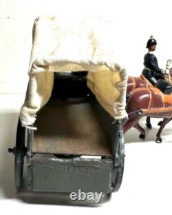 BRITAINS set 145 painted ROYAL ARMY MEDICAL CORPS AMBULANCE made 1928 metal 1/32