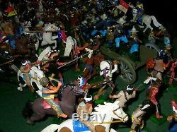Bargain Huge Lot! Britains Deetail 7th Cavalry And Indians Collection