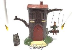 Barrett And Son, Pixie Tree House With Cast In Door (my Ref Grey 666) Metal
