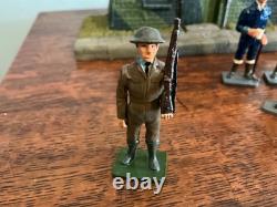 Battle of Britain lead figures RAF, Home Guard, Hut, 1/32