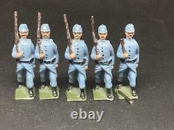 Belguim Infantry soldiers By Britains (yellow 159) SMALL SCALE, Paris Office