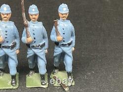 Belguim Infantry soldiers By Britains (yellow 159) SMALL SCALE, Paris Office