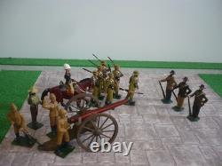 Boer War Tradition British Soldiers & Boers & Britain Gun & Crew 54mm Figures