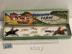Boxed Full Cry By Britains (blue 249) No. 1447, Hunting Figures, Loose In Box