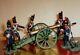 Britain Napoleonic Wars 00289 Waterloo French Imperial Guard Soldiers W Cannon
