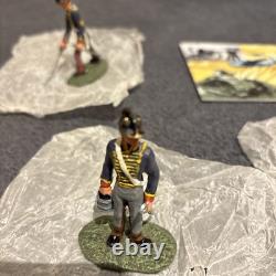 Britain Royal Artillery Unit With Cannon 00290 54mm Waterloo Toy Model Soldiers
