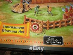 Britain's 08761 Medieval Tournament Diorama Knights, Brand New, Set Mint Boxed