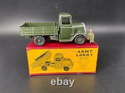 Britain's 1334 Army Tipper Lorry With Driver Mint Boxed