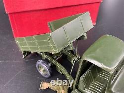 Britain's 1334 Army Tipper Lorry With Driver Mint Boxed