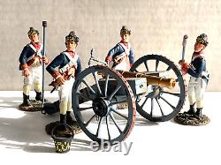 Britain's, British Artillery Set 6 Pound Gun and Crew American Revolution #18008
