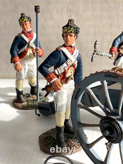 Britain's, British Artillery Set 6 Pound Gun and Crew American Revolution #18008