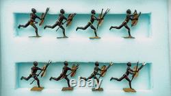 Britain's Early Set from #147 Zulu Warriors circa 1910-1920 Total 8 Zulus