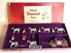 Britain's Lead Diecast Historical Series Set 9402 State Open Road Landau VGC
