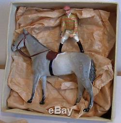 Britain's Racing Colours of Famous Owners Lord Rosebery Silks Grey Horse Boxed