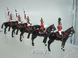 Britains 00076 British 16th Lancers Mounted Metal Toy Soldier Figure Set