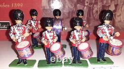 Britains 00214 1999 Band Scots Guards Pipes Drums Victoria 132 metal boxd S8b