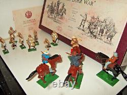 Britains 00259 Rare, The Boer War, inc 4 Mounted Boers & 8 Cameron Highlanders