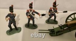 Britains 00289 French Imperial Guard With Cannon Battle of Waterloo + Box