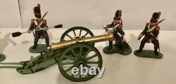 Britains 00289 French Imperial Guard With Cannon Battle of Waterloo + Box