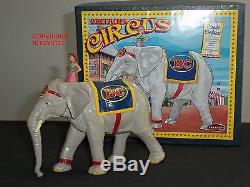 Britains 08676 Circus Parade Elephant + Rider Mounted Metal Civilian Figure Set