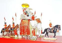 Britains 132 DELHI DURBAR & CURZON THE VICEROY OF INDIA ON STATE ELEPHANT Set